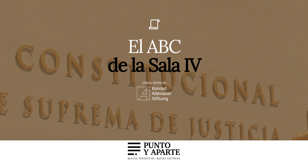 El ABC De La Sala IV. Punto Y Aparte